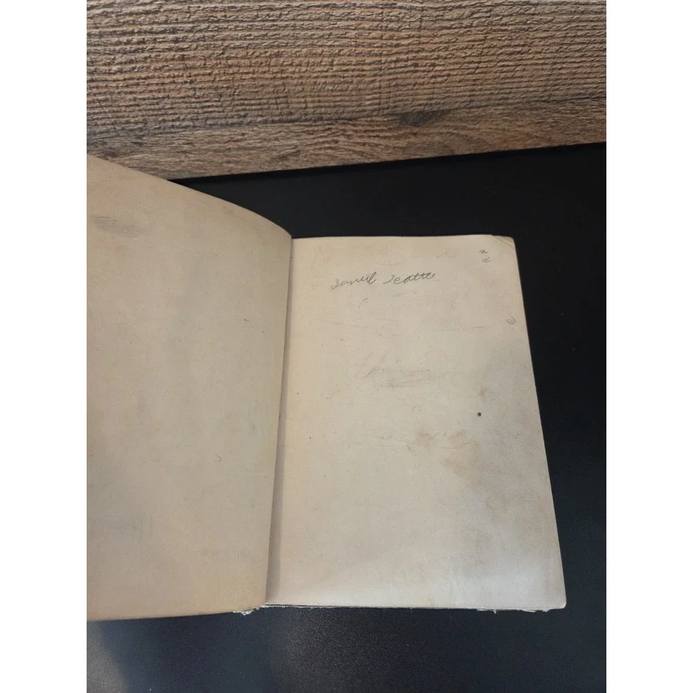 vintage hardcover textbook titled 